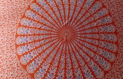 sarong oranje mix kleuren